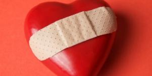 broken heart bandaid