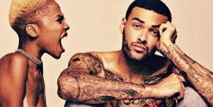 girl screaming at guy