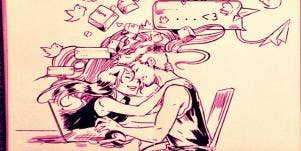 long distance couple