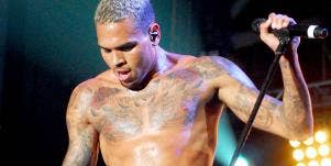 Chris Brown Shirtless Tattoos