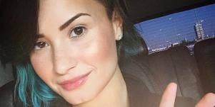 Demi Lovato Peace Sign Instagram
