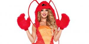 female lobster costume