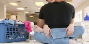 couple getting sexy at the laundromat