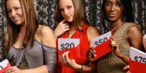 beautiful women at auction