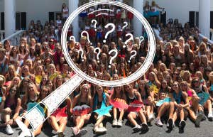 A group of sorority women 