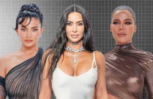 kylie jenner, kim kardashian and khloe kardashian