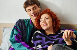The Most Awkward Thing Each Zodiac Sign Does In A Relationship couple snuggling together