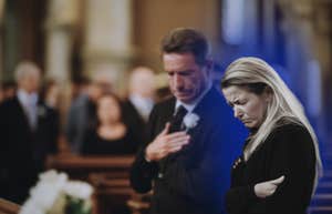 Woman in grief barely survives sister's death.