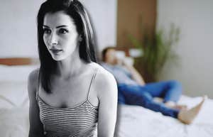woman realizing he's only interested in intimacy not a relationship