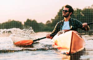 Habits in life that make life more enjoyable, man outdoors in nature