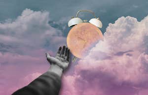 Reaching out for spiritual guidance during a full moon 