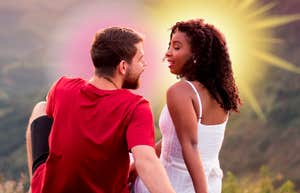Woman drives man insane using her seduction secrets.