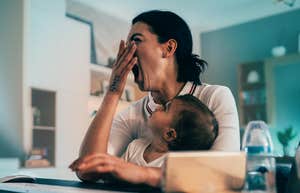 Exhausted mom has habits that bring her closer to her kids.