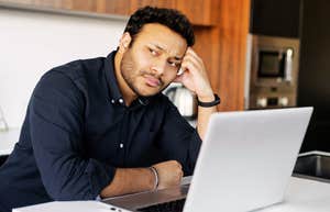 Man worried he may be laid off from work.