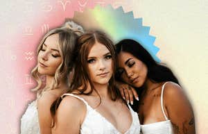 three women with zodiac signs entering period prosperity september 27, 2024