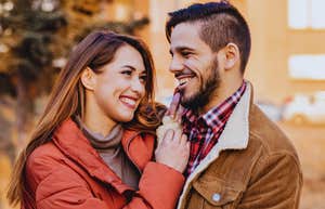 Woman knows the crazy powerful attraction secret that works every time.