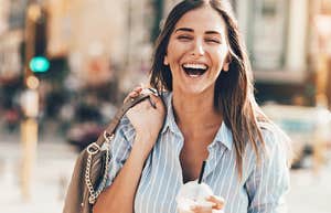 Woman has daily habits that makes her feel good about herself.
