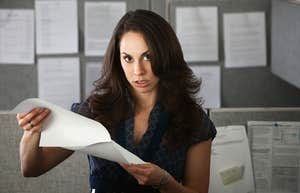 angry employee