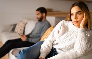 The Mysterious Year When So Many Wives Start Hating Their Husbands, According To Research Wife angry at husband.