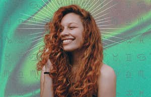 happy woman smiling zodiac signs exceptional horoscope december 26, 2024