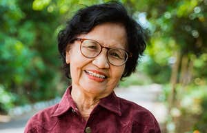 Woman mastered thoughts to remain stress free.