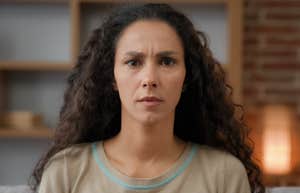 confused young woman