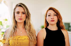 Friends in competition with each other. 