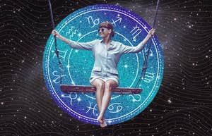 Еженедельный гороскоп 17 - 23 февраля 2025 г. Женщина качающихся зодиака