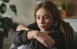 woman feeling empty sad after marrying prince charming