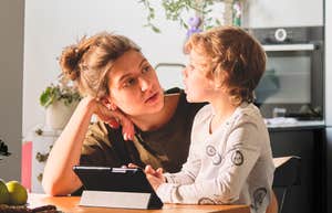 Younger generation of parents, parenting. 