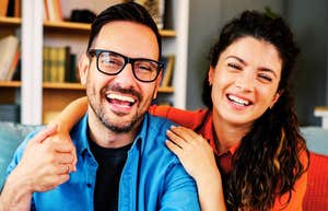 Couple in a healthy relationship.