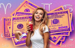 zodiac signs major luck abundance April 25 2025