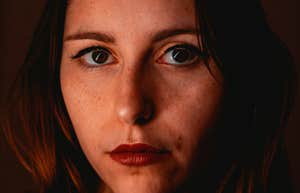 Woman realizes person she loves is gaslighting her.