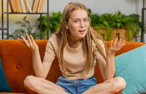 spoiled entitled teen girl being indignant