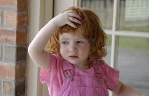 Daughter who cries when the nanny leaves