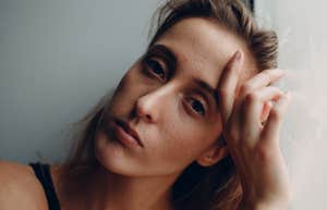 sad woman healing from a broken heart