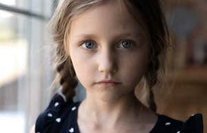 little girl negatively affected by parents advice