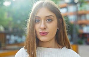 sad unsure woman who isnt ready for a relationship