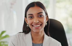 incredibly intelligent woman using advanced words