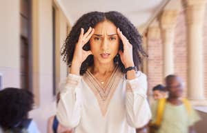 teacher stressed after dealing with parents at school