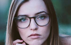 Woman feels empty in soul.