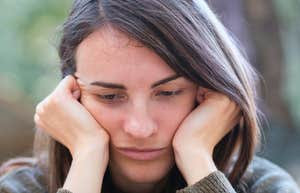 Woman has hard time moving on from divorce.