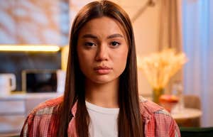 emotionally lazy woman staying silent at home