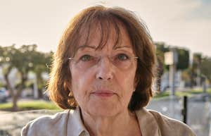 Woman is raising grandchild.