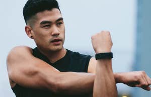 Man skips meeting for a workout.