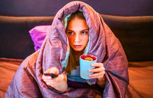 High IQ Traits Of People Who Love Being In A Dark Room Under Big Blankets Watching Comfort Shows