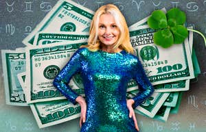 zodiac signs abundance luck June 15 2026