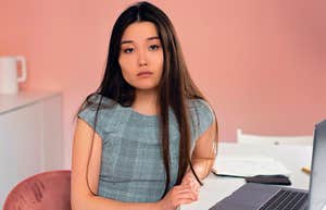 Things Gen X And Millennials Were Taught About Success That Gen Z Sees As Outdated gen Z woman at work not abiding by outdated ideas about success