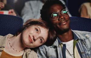 couple at the movies together