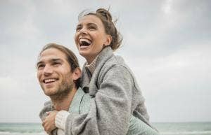 couple being romantic couple being romantic